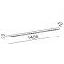 LENS LINE 149 LED section M930 54° natynkowy biały struktura 40262-M930-W3-00-13